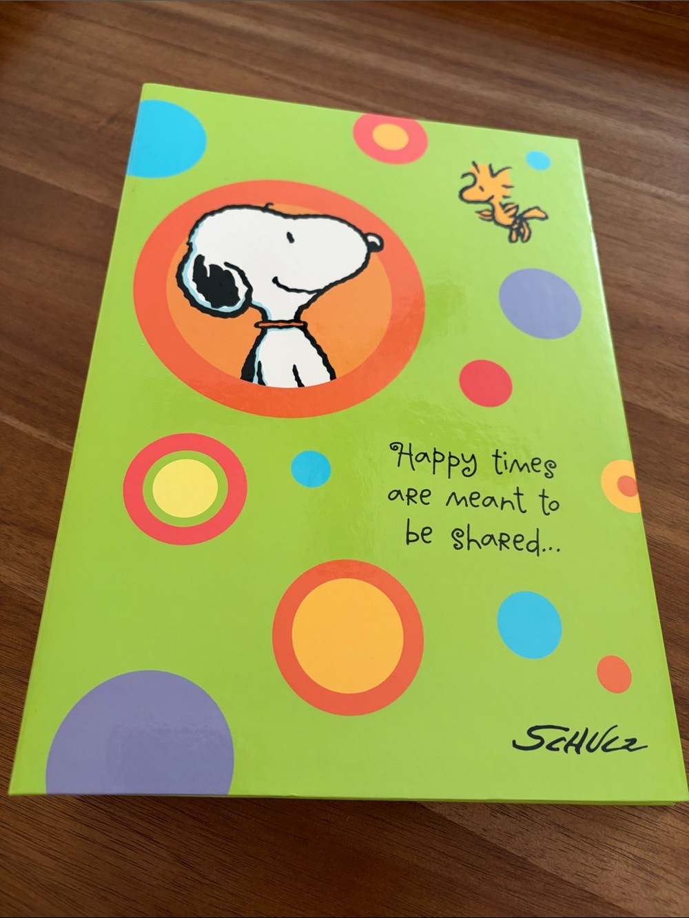 Hallmark Storie Snoopy & Woodstock photo album